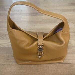 Samba logo lock sack with keyring, Dooney & Bourke shoulder bag